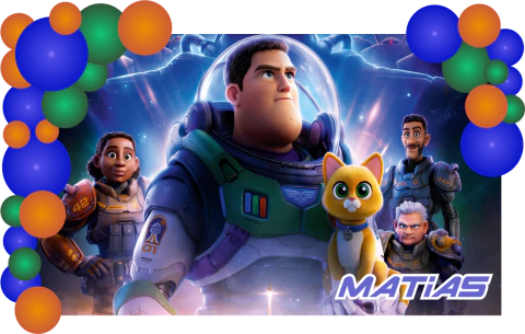 BANNER CUMPLEAÑOS CANDY BAR TOY STORY BUZZ