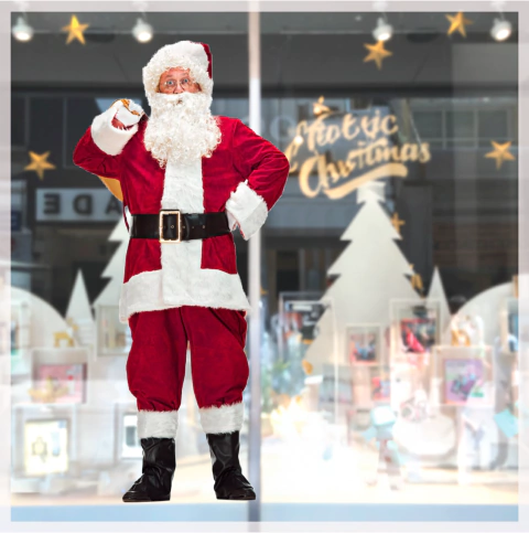 VINILO GIGANTOGRAFIA PAPA NOEL