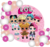 BANNER CIRCULAR CUMPLEAÑOS CANDY BAR MUÑECAS LOL