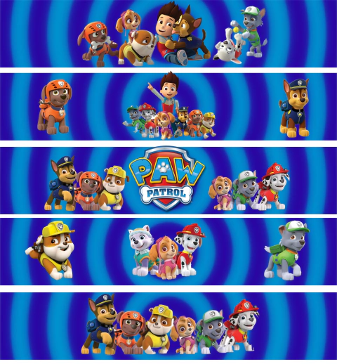 GUARDAS AUTOHADESIVAS PAW PATROL