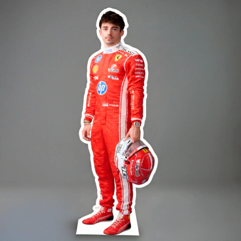 Gigantografia Corporea Tamaño Real Pilotos F1 Charles Leclerc