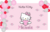 BANNER CUMPLEAÑOS CANDY BAR HELLO KITTY