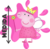 Silueta Corporea Cumpleaños Peppa Pig Hada - comprar online