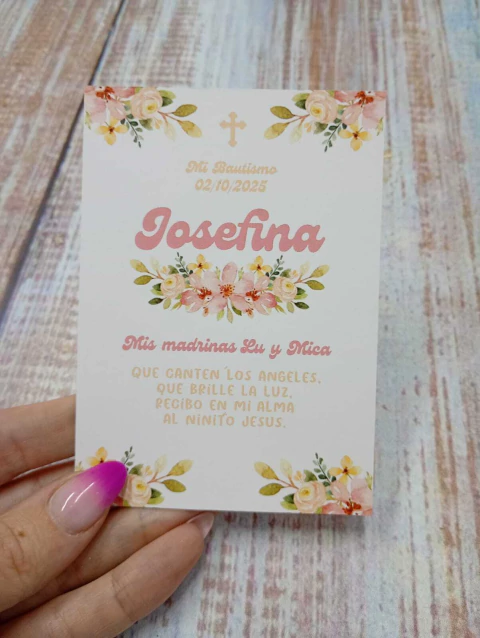 Estampita Comunion/Bautismo Mod 16 - comprar online