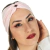 Turbante Headband Faixa de Cabelo Feminino Rosa Bebê na internet