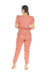 Scrub Feminino PLUS SIZE Manga Curta Bufante Princesa Nude Rosa Queimado - comprar online