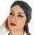 Turbante Headband Faixa de Cabelo Feminino Preto na internet