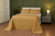 Cobre Leito Casal Comfy Dupla Face Lavive Açafrão e Bege