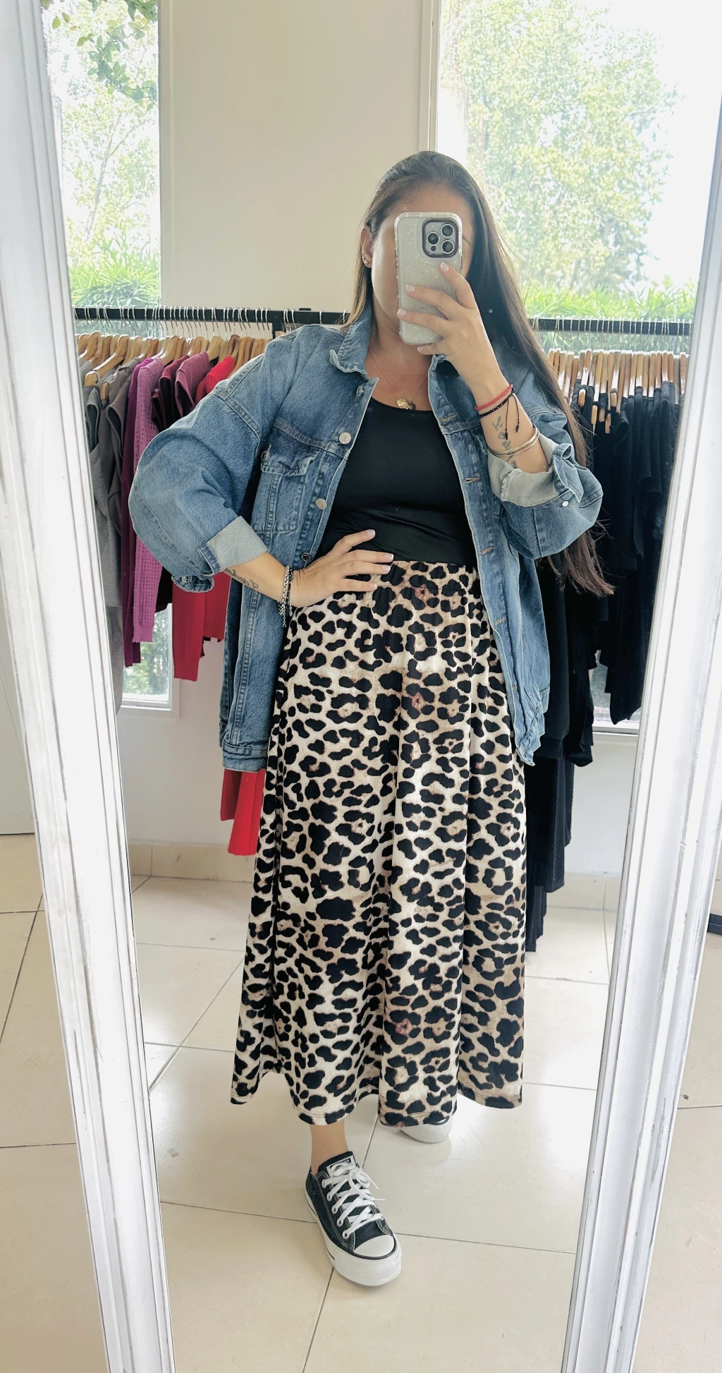 Pollera Middie print