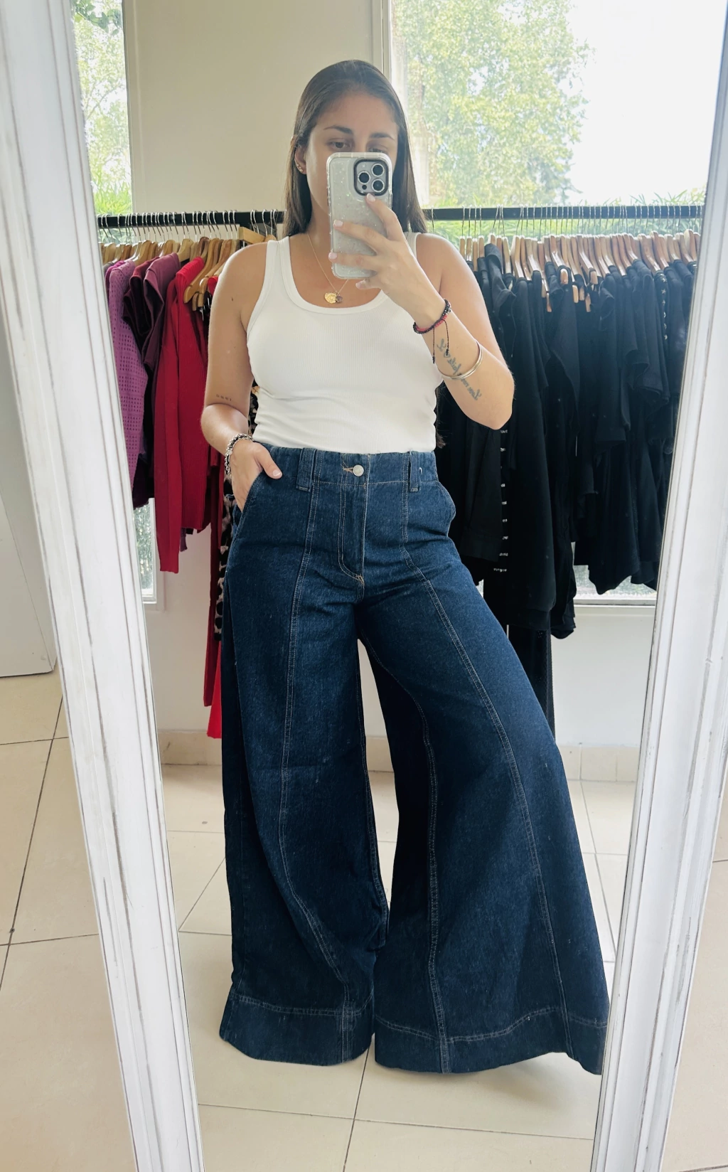 Jean wide leg olmo