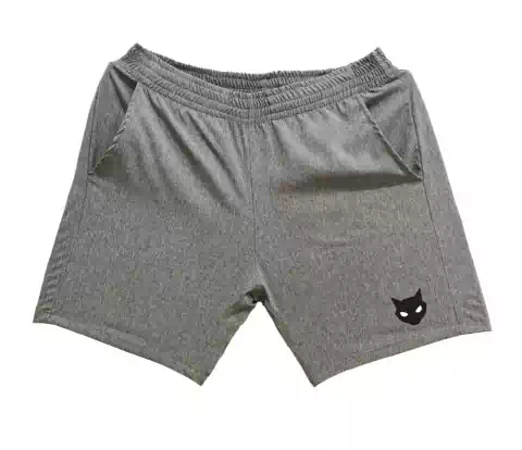 Short Microfibra Gris Claro