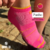 Meia Performance Poliamida Rosa Neon/Laranja Cano Soquete - comprar online