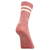 Meia Esportiva Algodão Rosa Listras Off white Cano Longo na internet