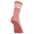 Meia Esportiva Algodão Rosa Listras Off white Cano Longo na internet