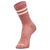 Meia Esportiva Algodão Rosa Listras Off white Cano Longo - comprar online