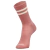 Meia Esportiva Algodão Rosa Listras Off white Cano Longo - comprar online