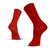 Meia Performance Poliamida Vermelho Cano Longo