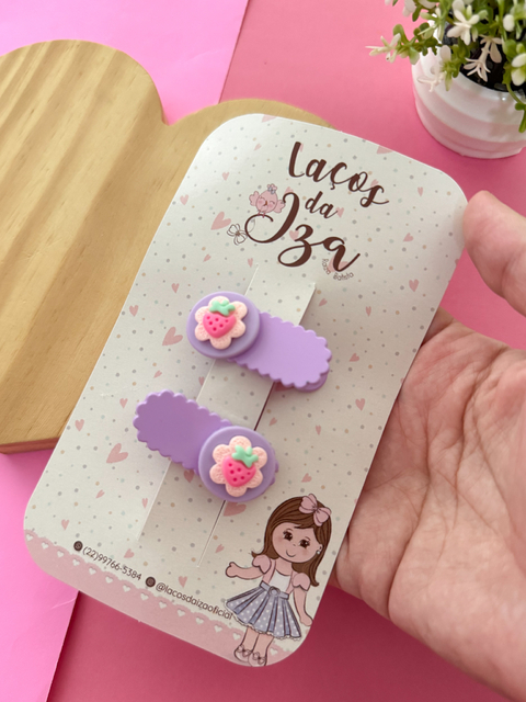 Baby Clips Moranguinho
