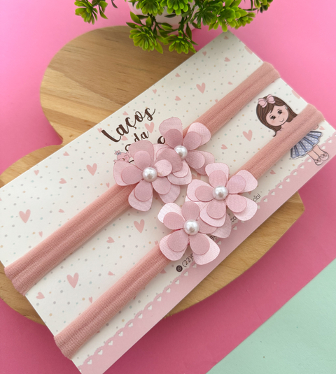 Faixa Florzinha luxo rosê