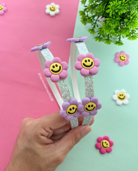 Arco Smile Rosa e Lilás