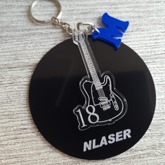 Llavero Souvenir Personalizado - Guitarra Eléctrica