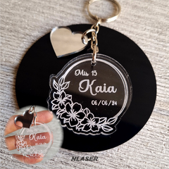 Llavero Souvenir Personalizado - Flores