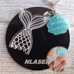 Llavero Souvenir Personalizado - Cola de Sirena