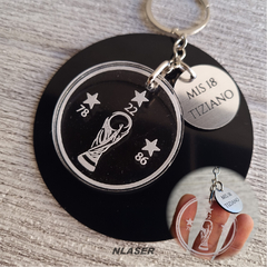 Llavero Souvenir Personalizado - Copa del mundo Argentina