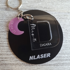 Llavero Souvenir Personalizado - Inicial de Nombre - NLaser