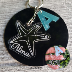 Llavero Souvenir Personalizado - Estrella de mar - comprar online