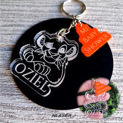 Llavero Souvenir Personalizado - Babyshower Con Personaje