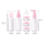 Set botellas y envases recargables de plástico para cremas/líquidos x6 en internet