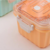 Lunchera vianda con 4 divisiones + salsera Delicious rectangular en internet