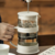Imagen de Cafetera de vidrio prensa francesa manual 350 ml blanca