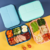 Imagen de Lunchera vianda con 4 divisiones herméticas 1300 ml