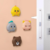 Tope de puerta/pared adhesivo de goma Animalitos en internet