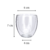 Taza de vidrio doble pared transparente 80 ml Pack x4 en internet