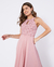 VESTIDO LONGO GOLA AMERICANA - COD. 397 - (ROSE) na internet