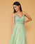 VESTIDO LONGO DE ALÇA DE TULE BRILHO - COD. 443. - lipcem