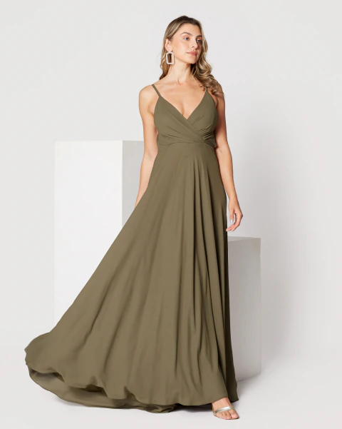 Vestido longo Paris - Cod. 1156 - (Esmeralda)