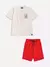 CONJUNTO VERMELHO ESTAMPADO - YOUCCIE - loja online