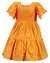 Vestido Laranjado Menina Laise 100% Algodão - Anjos Baby - comprar online