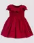 Vestido Menina Maquinetado Vermelho - 100% Algodão - Anjos Baby - comprar online