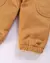 Calça Jogger Bebê Menino Sarja Mostarda 100% Algodão Anjos Baby - Sweet baby
