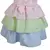 VESTIDO INFANTIL BORDADO BABADOS CANDY COLOR COLORIDO - ROANA. na internet