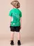 CAMISETA VERDE MANGA CURTA DINO SKATISTA - YOUCCIE - comprar online
