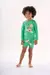 CONJUNTO CAMISETA E SUNGA FPS+50 INFANTIL (VERDE) UP BABY - comprar online