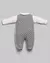 Macacão Longo Bebê Menina Jacquard - Anjos Baby Chic - comprar online