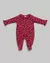 Macacão Longo Corações Bebê Menina Jacquard - Anjos Baby