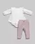 Conjunto Body + Calça Sarja Bebê Menina - Anjos Baby Chic